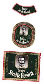 Bieretiket Brugse Straffe Hendrik- BVBA Straffe Hendrik, Verzamelen, Biermerken, Ophalen of Verzenden, Gebruikt, Overige typen