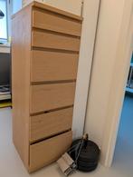 IKEA MALM bedside tables, Ophalen, Gebruikt, Minder dan 45 cm, 70 cm of meer