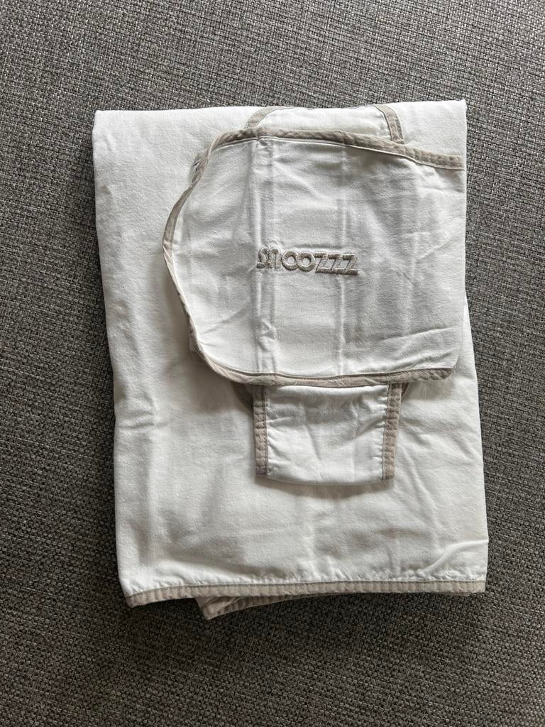 Snoozz slaapwikkel | wit met beige rand, Ophalen of Verzenden, Zo goed als nieuw, 85 tot 100 cm, Overige typen