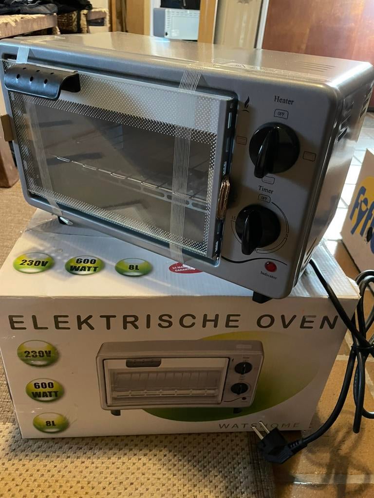 Elektrische oven nieuw in de doos, Witgoed en Apparatuur, Ophalen of Verzenden, Zo goed als nieuw, Minder dan 45 cm