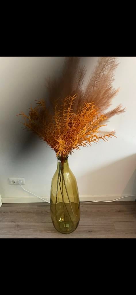 Oranje vaas, Ophalen of Verzenden, Zo goed als nieuw