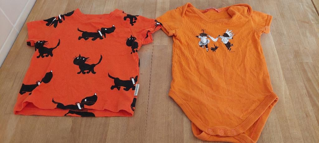 Shirt en romper jip en janneke takkie en siep, Jongetje of Meisje, Ophalen of Verzenden, Zo goed als nieuw, Setje