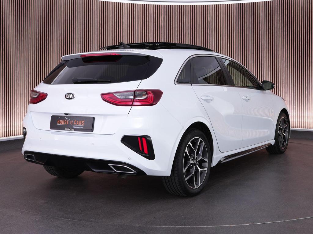Kia Ceed 1.0 T-GDi GT-Line |panoramadak|stoelverwarming|stuu, Stof, Gebruikt, Euro 6, Wit
