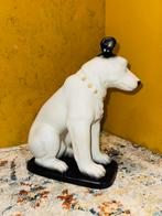 Vintage His Masters Voice Nipper beeld origineel met stempel, Ophalen of Verzenden