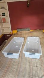 Twee bedbakken, Doe-het-zelf en Verbouw, Kratten en Dozen, Ophalen, 60 cm of meer, Doos, Minder dan 35 cm