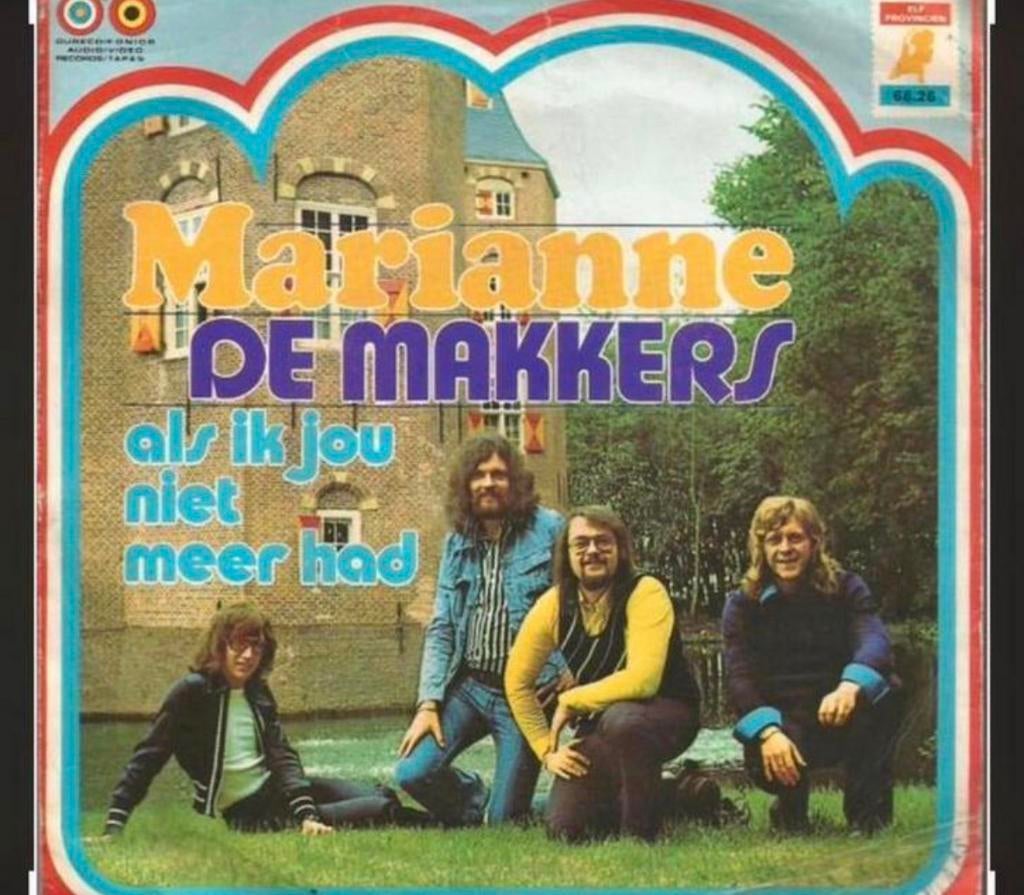 De Makkers – Marianne / Single 7 / VG+, Ophalen of Verzenden, Zo goed als nieuw, Overige formaten, Levenslied of Smartlap