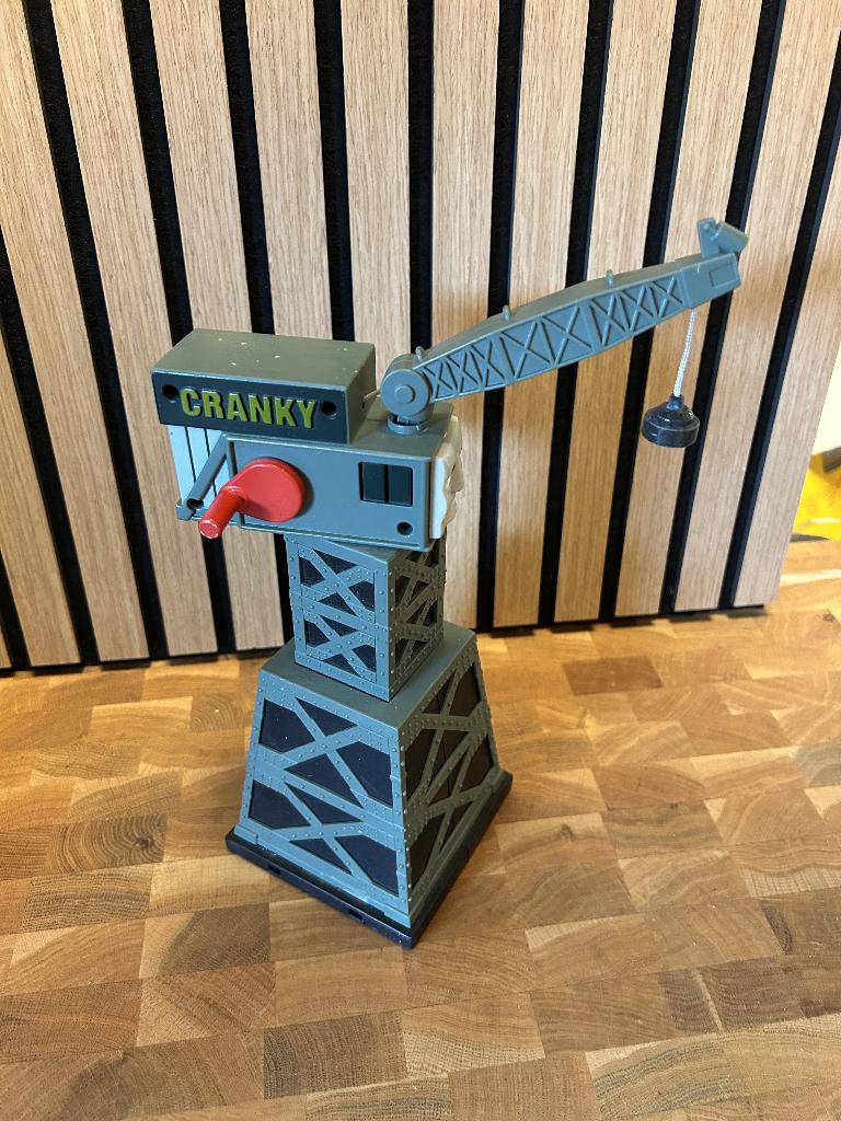 Thomas de trein Cranky de kraan, Ophalen of Verzenden, Gebruikt