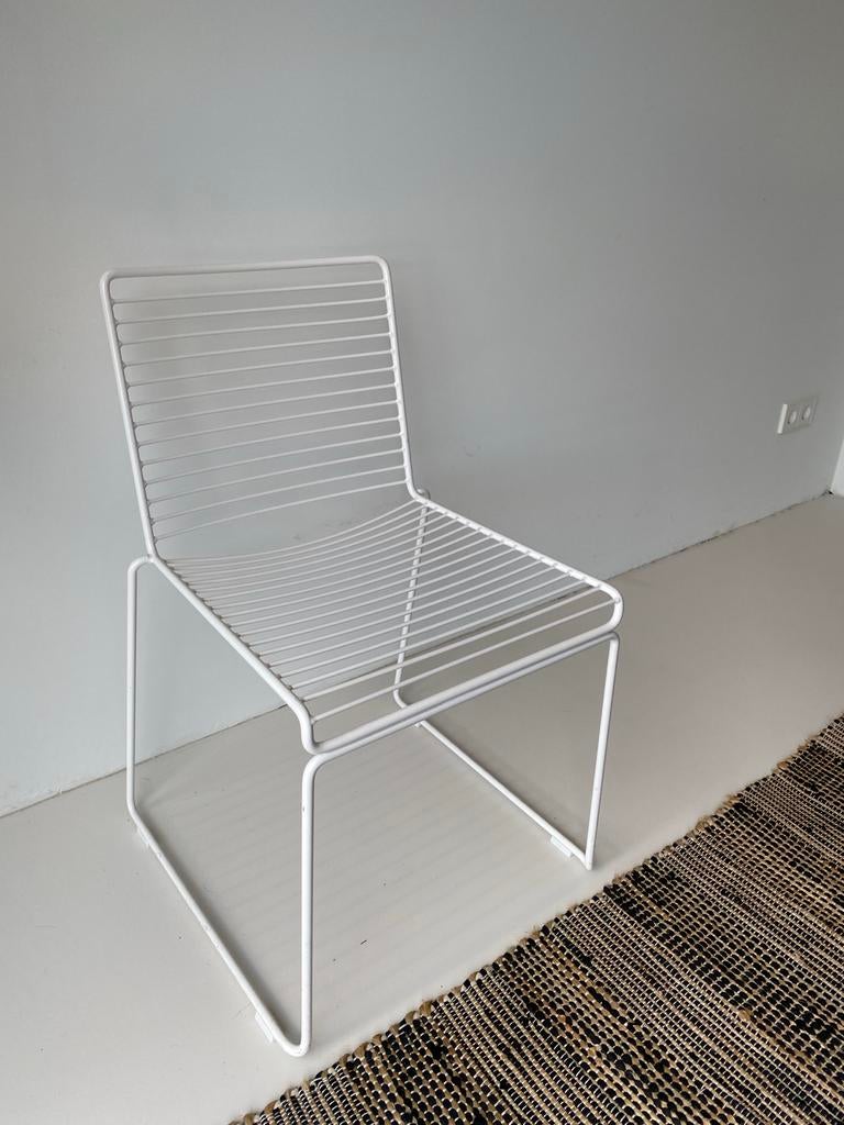 Hay Hee stoel wit, Huis en Inrichting, Stoelen, Ophalen, Gebruikt, Wit, Metaal