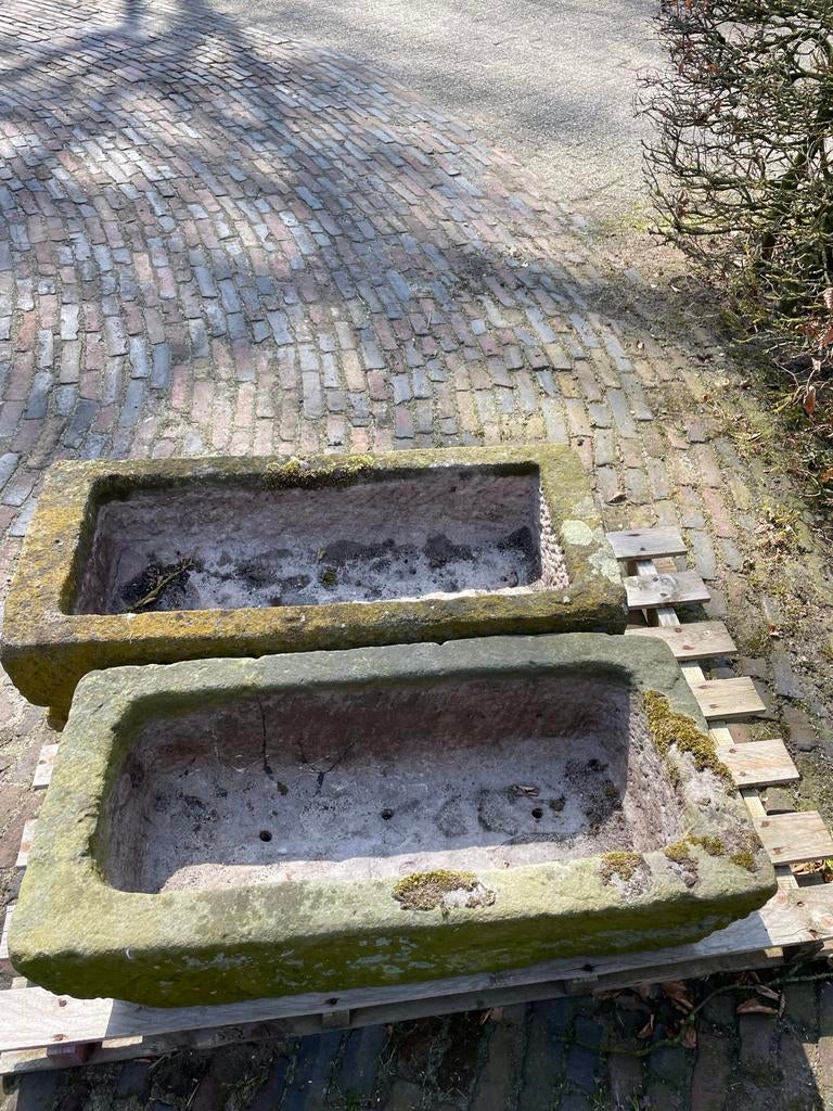 Bentheimer bakken - Authentieke stenen plantenbakken, Ophalen, Steen, Gebruikt, 60 tot 100 cm