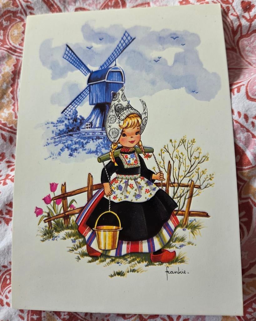 Hollands boerinnetje met emmertjes - Frankie, Verzamelen, Verzenden, Ongelopen, Kinderen