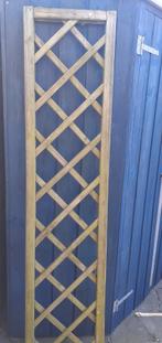 Trellis scherm van geïmpregneerd hardhout - 180x39cm, Ophalen, Zo goed als nieuw, Balkon, 60 cm of meer