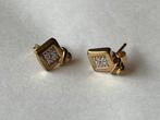 Gouden oorbellen Franz Breuning FB met diamant, Sieraden, Tassen en Uiterlijk, Oorbellen, Verzenden, Nieuw, Met edelsteen, Knopjes of Stekers