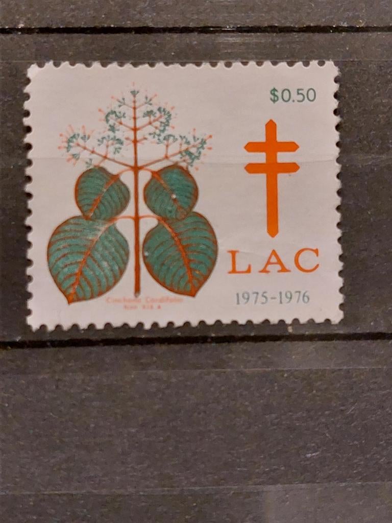 Colombia cinderella anti tuberculose LAC 1975-1976, Ophalen of Verzenden, Zuid-Amerika