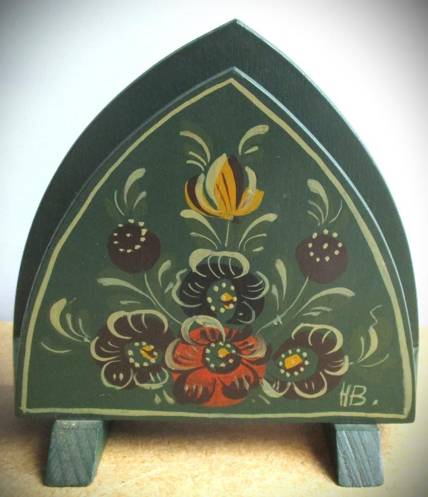 Hindelooper~Hindelopen Servethouder~Hindeloopen, Antiek en Kunst, Kunst | Overige Kunst, Ophalen of Verzenden