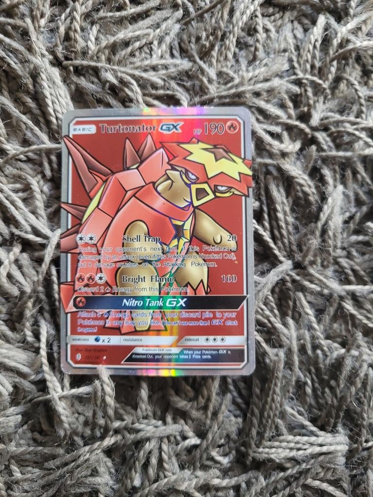 Turtonator GX pokemonkaart, Ophalen of Verzenden