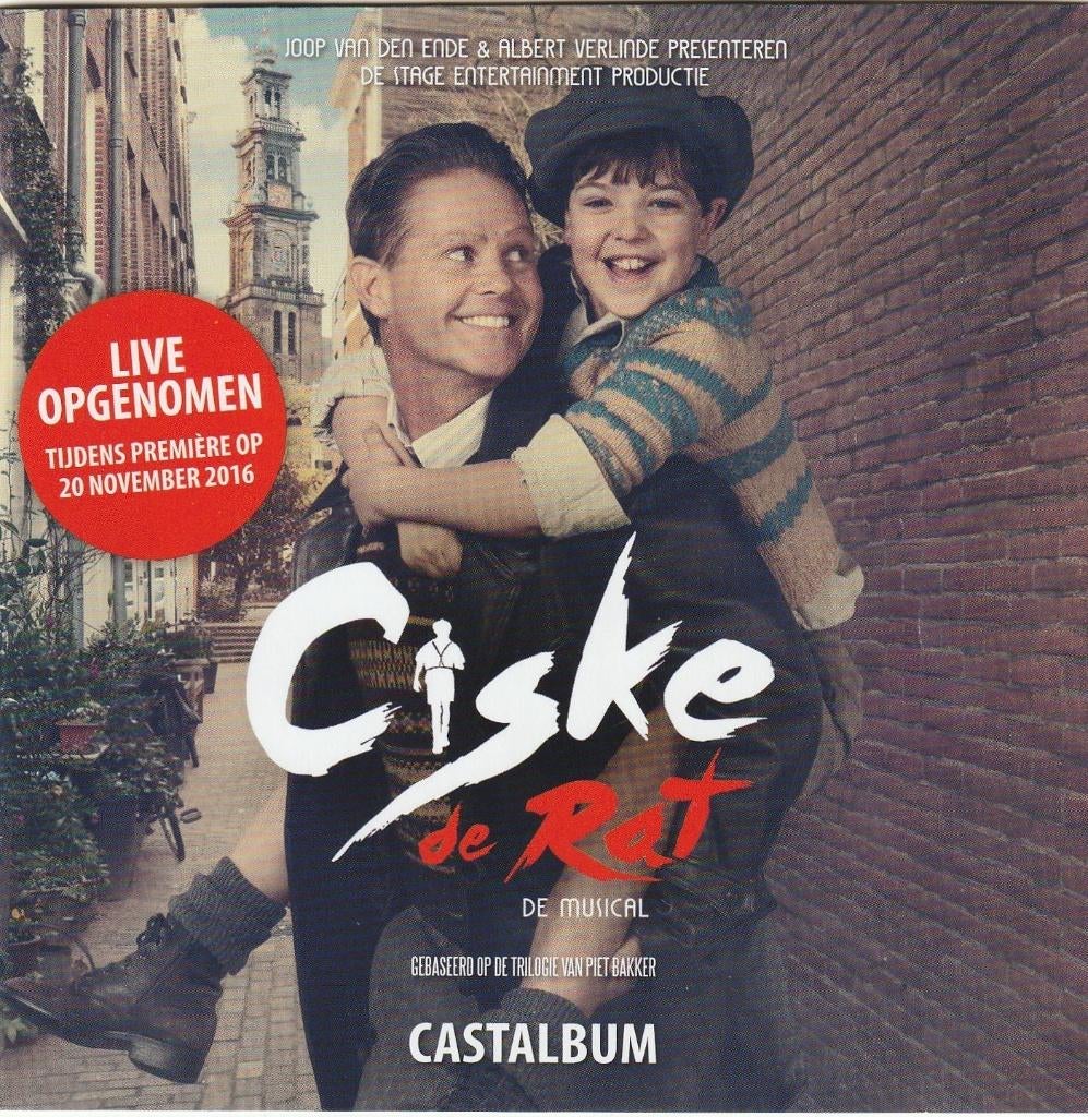 Ciske de Rat - Musical - NL Cast - Versie 2017 - CD bijna ni, Cd's en Dvd's, Ophalen of Verzenden, Zo goed als nieuw