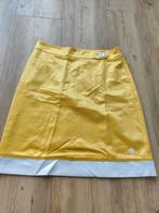 Geel retro Fornarina rokje maat s met rits aan zijkant, Ophalen of Verzenden, Zo goed als nieuw, Geel, Boven de knie