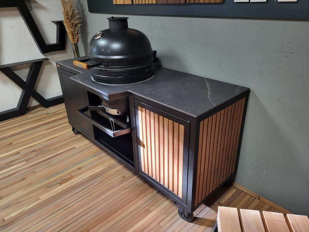 Buitenkeuken staal, Tuin en Terras, Barbecue-accessoires, Niet ingevuld, Niet ingevuld, Nieuw, Ophalen of Verzenden