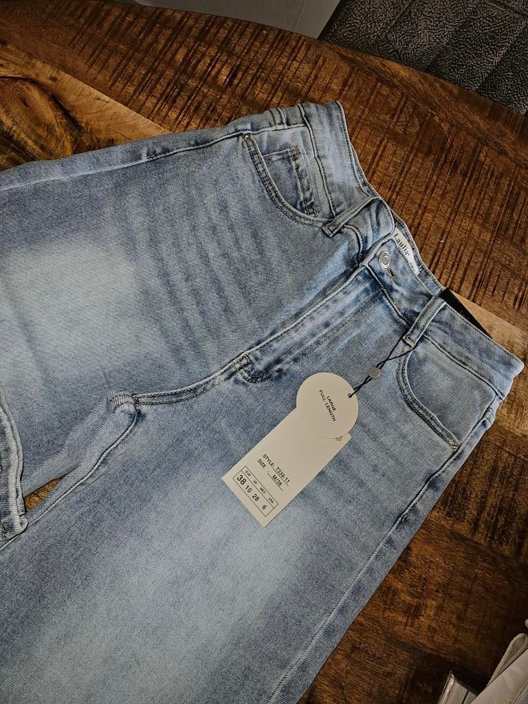 Laulia largh full lenght wide leg jeans nieuw m38, Ophalen, Nieuw, Blauw, W28 - W29 (confectie 36)