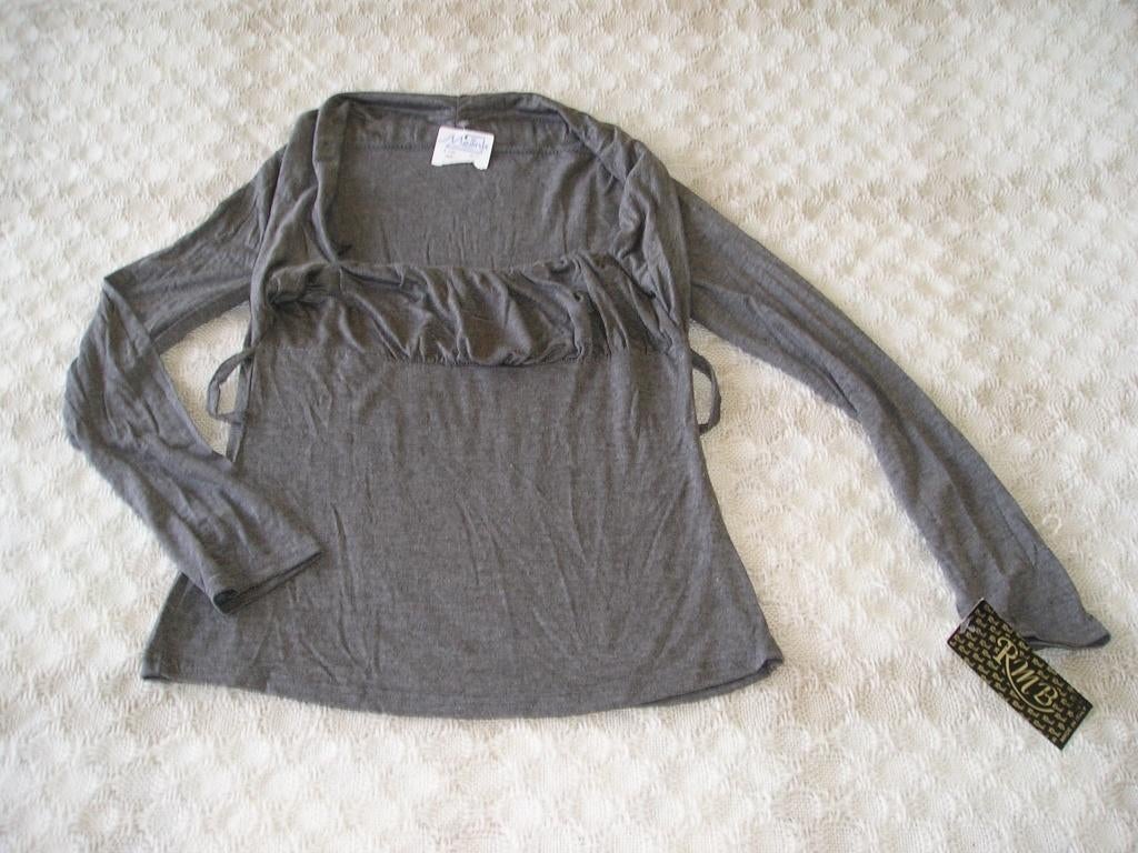 NIEUW - apart grijs shirt RMB maat S (maat 36), Ophalen, Nieuw, Lange mouw, Maat 36 (S)