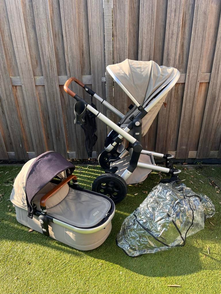 Joolz Day Kinderwagen Elephant Grey + Accessoires, Gebruikt, Verstelbare duwstang, Ophalen, Kinderwagen
