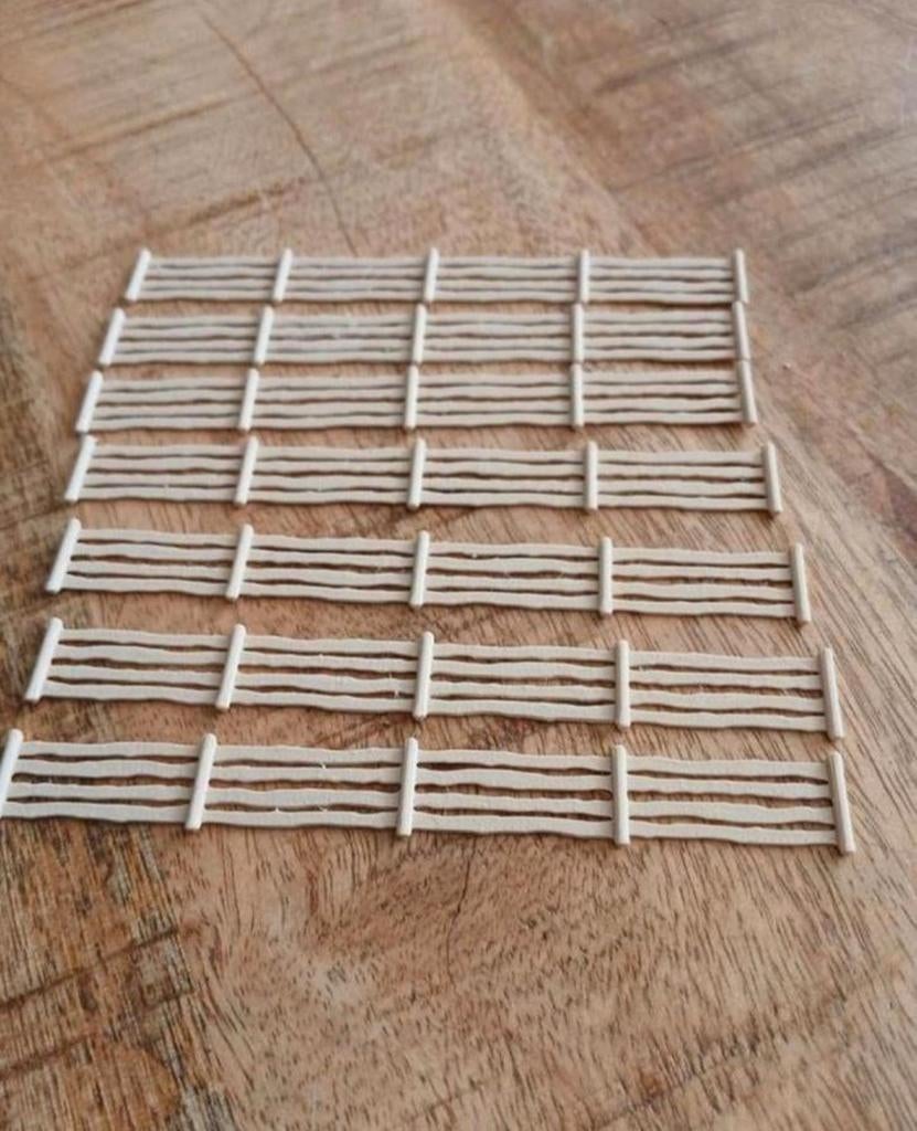 Hekwerk met grillige planken h0, Hobby en Vrije tijd, Modeltreinen | H0, Verzenden