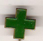 Speldje GROENE KRUIS (A4), Verzamelen, Ophalen of Verzenden, Gebruikt, Overige onderwerpen