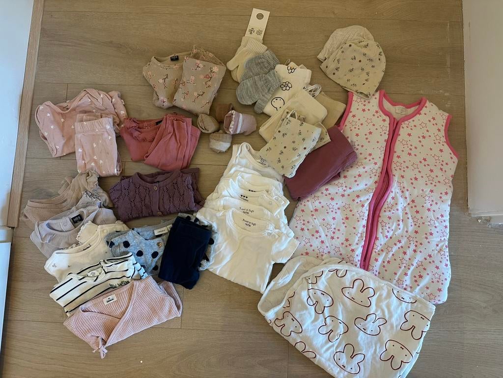 Kledingpakket meisjes maat 50/56, Ophalen of Verzenden, Zo goed als nieuw, Maat 50