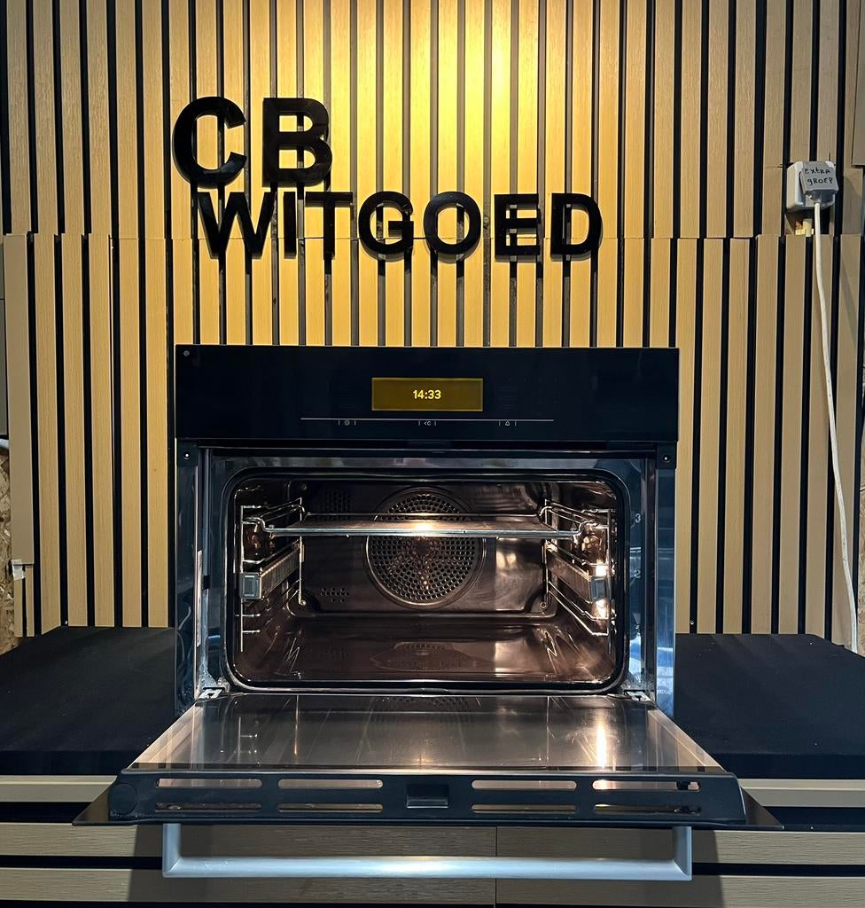 Luxe Miele solo oven met zelfreiniging/pyrolyse, Hete lucht, Zo goed als nieuw, Oven met grill, Inbouw