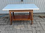 Salontafeltje  Vintage, jaren 60, Minder dan 55 cm, Gebruikt, Ophalen of Verzenden, 60 cm of meer
