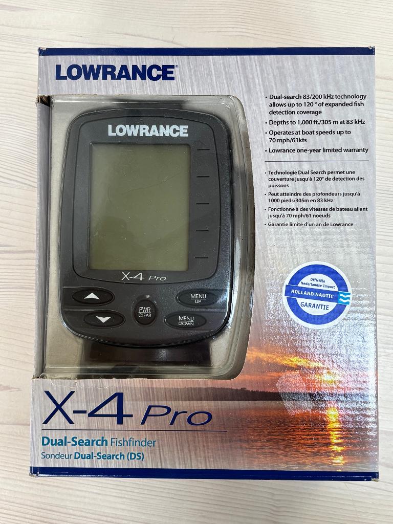 Fishfinder / dieptemeter - Lowrance X-4 Pro - Nieuw, Watersport en Boten, Ophalen of Verzenden, Nieuw, Kaartplotter of Fish Finder