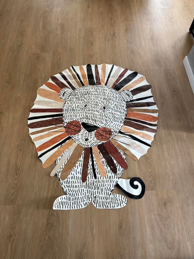 Behang leeuw kinderkamer, Ophalen of Verzenden, Zo goed als nieuw