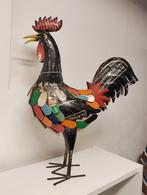 Haan van gerecycled blik zwart met kleurtjes of groen/geel, Huis en Inrichting, Kwastje-over-Kastje, Nieuw, Ophalen of Verzenden