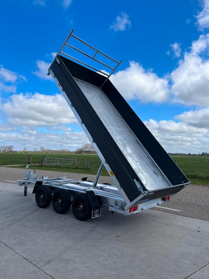 Hapert Cobalt + heavy duty kieper HM-3 3500kg 4x2 kipper, Auto diversen, Aanhangers en Bagagewagens, Zo goed als nieuw, Ophalen