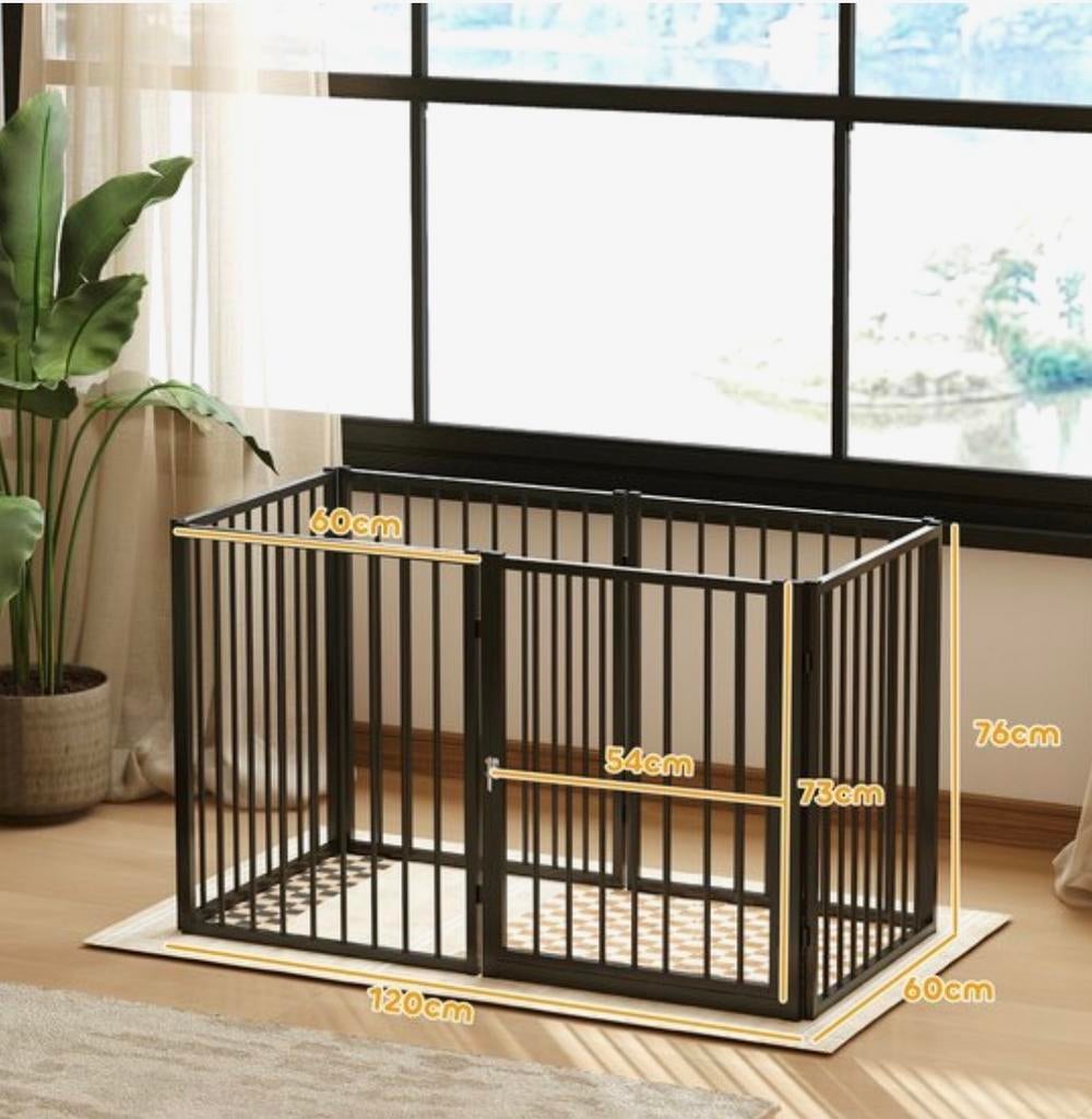 Hondenren met verticale spijlen, Ophalen of Verzenden, Zo goed als nieuw