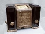 Antieke radio bakeliet/plascon marmer Lumophon Markgraf, Ophalen of Verzenden