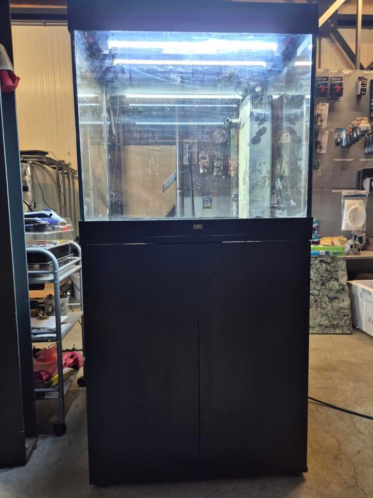 Juwel Lido 200 zwart met originele kast., Ophalen, Zo goed als nieuw, Leeg aquarium