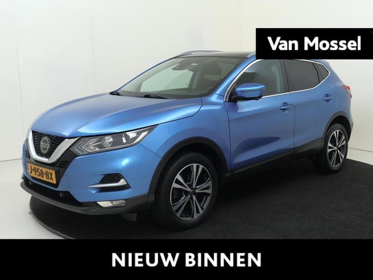 Nissan Qashqai 1.3 DIG-T N-Connecta | Panormadak | Trekhaak, Auto's, Nissan, Bedrijf, Te koop, Qashqai, 360° camera, ABS, Airbags