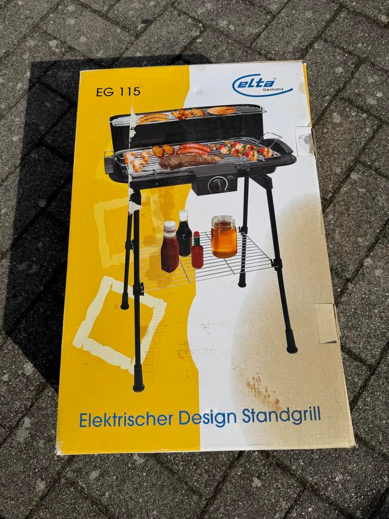 Elta EG 115 elektrische grill - Nieuw in verpakking, Ophalen, Nieuw