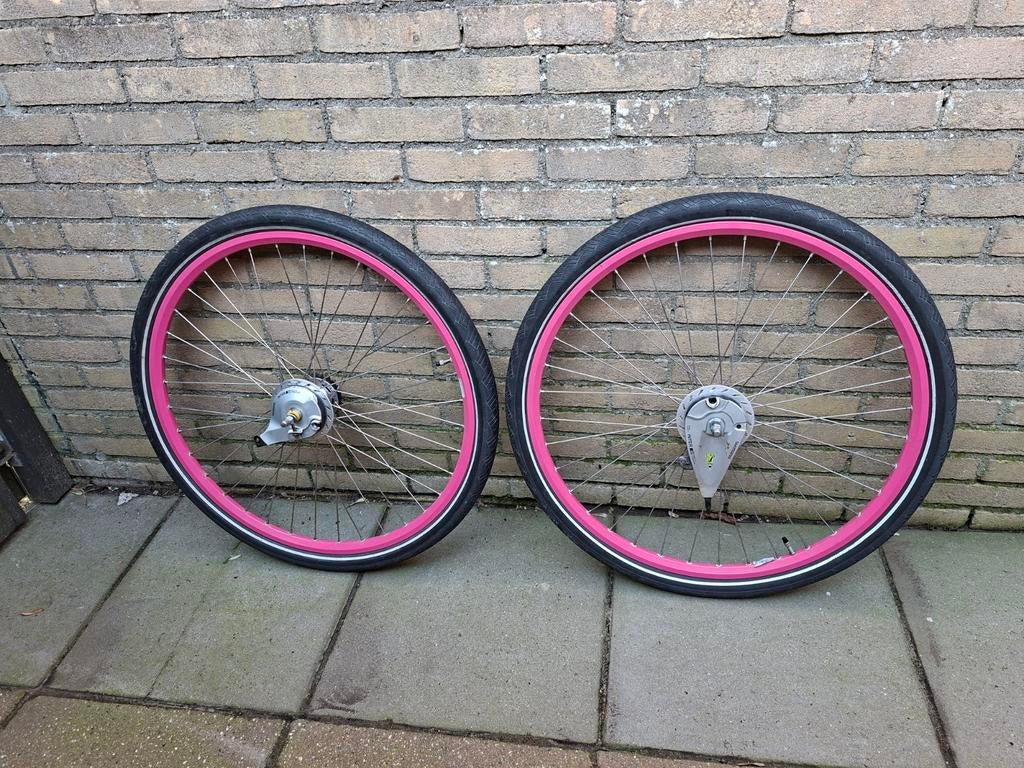 Nexus 3 Rollerbrake Velgen Set - Cortina, Fietsen en Brommers, Fietsonderdelen, Wiel, Gebruikt, Shimano Nexus, Algemeen