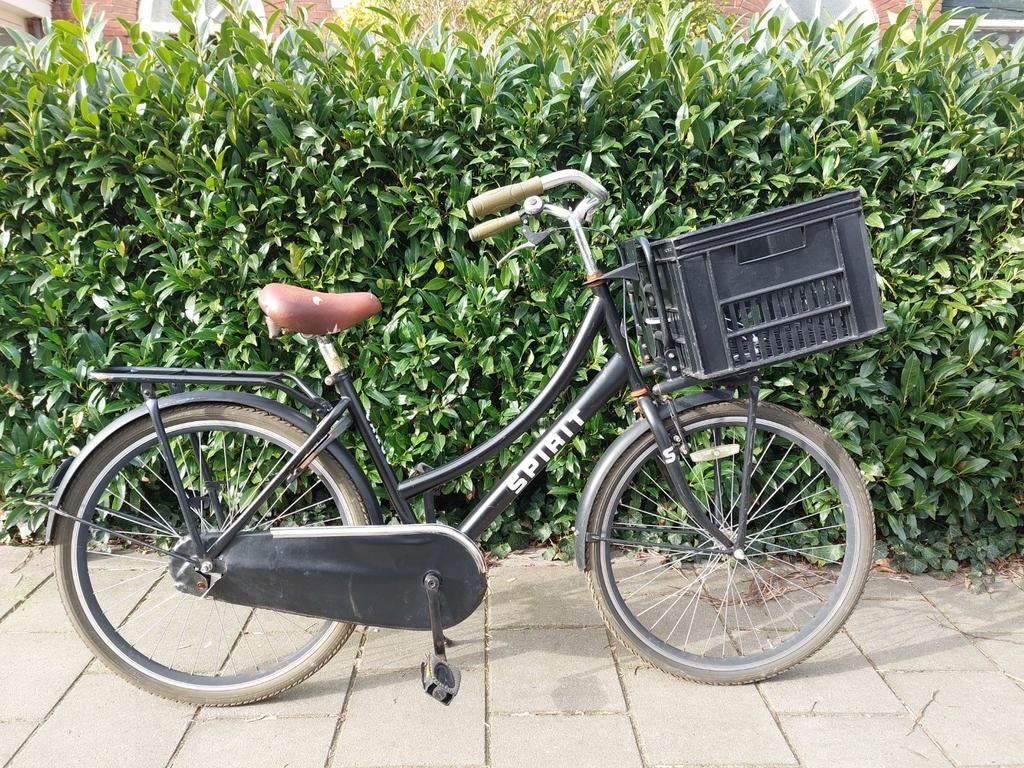 Spirit Cargo Transportfiets 26 inch Zwart, Fietsen en Brommers, Ophalen