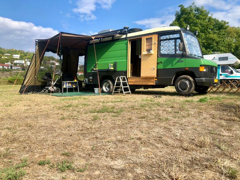 Mercedes-Benz 507-II Camper, Caravans en Kamperen, Campers, Buscamper of Camperbus, Mercedes-Benz, Particulier, 6 tot 7 meter