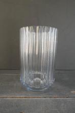 Sandra Rich ribbel vaas glas handmade, Overige kleuren, Verzenden, Minder dan 50 cm, Glas