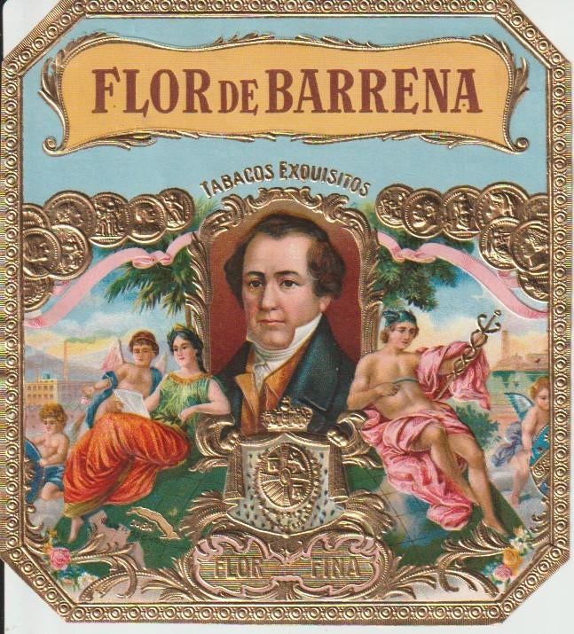 etiket V - 1594     sigarenbandjes, Verzamelen, Ophalen of Verzenden, Nieuw, Sigarenbandjes