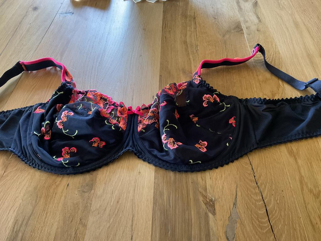 Nieuwe Prima Donna BH 100D - Donkerblauw met bloemen, Ophalen of Verzenden, Blauw, BH