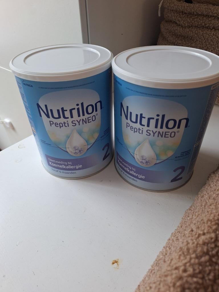 2x Nutrilon Pepti SYNEO 2 - Koemelkeiwitallergie, Kinderen en Baby's, Babyvoeding en Toebehoren, Ophalen, Nieuw, Overige typen