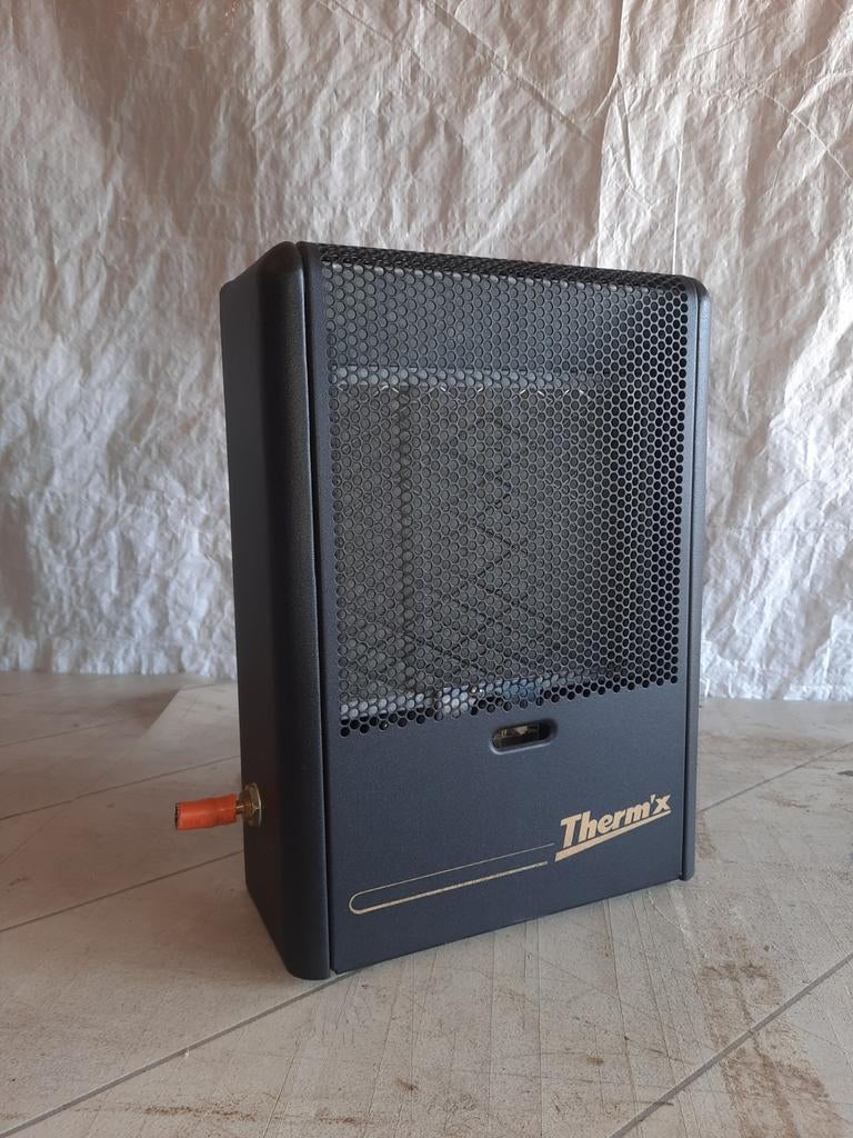 Wandgaskachel Therm-x met thermostaat voor caravan/camper, Gebruikt, Gas, Ophalen of Verzenden, Hangend