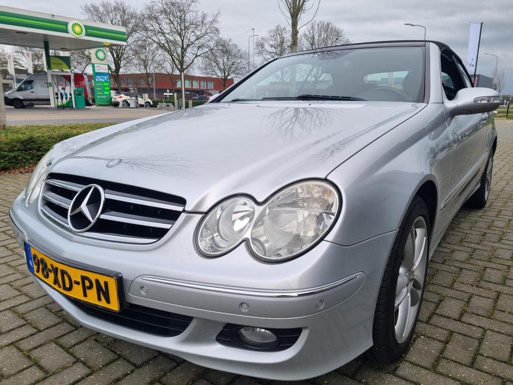 Mercedes-Benz CLK-klasse Cabrio 200 K. Avantgarde Leder Nieu, Auto's, Mercedes-Benz, Automaat, Achterwielaandrijving, Gebruikt