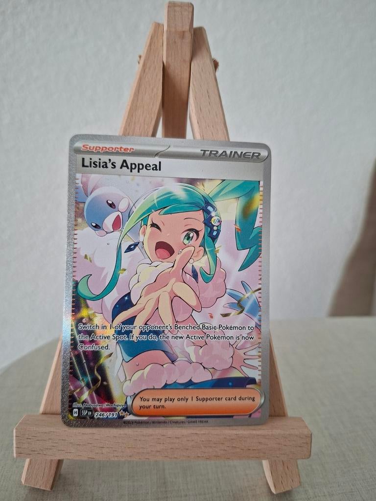 Lisia's Appeal - Full Art Supporter 246/191, Ophalen of Verzenden, Zo goed als nieuw, Losse kaart, Foil