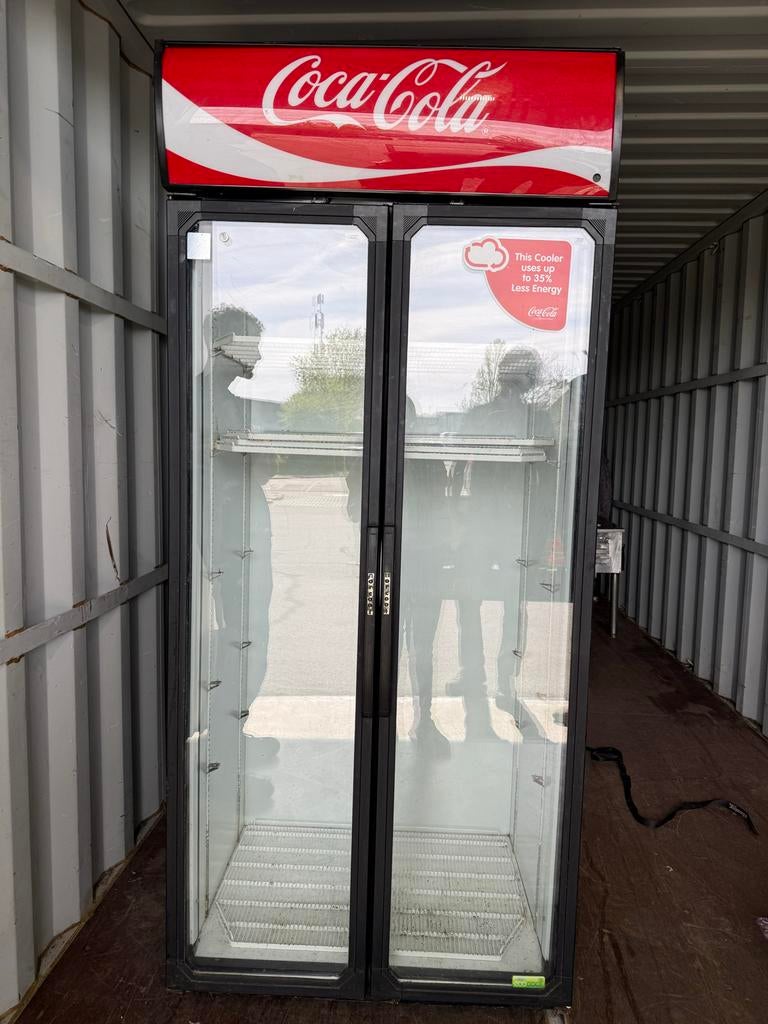 Coca-Cola koelkast gebruikt, Witgoed en Apparatuur, Ophalen, 200 liter of meer, 60 cm of meer, 160 cm of meer